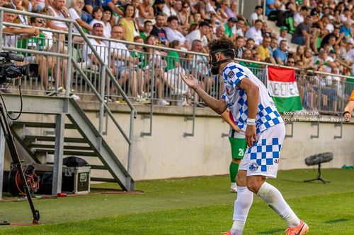 Marius Lupu a marcat trei goluri cu Paksi. Sursă foto: Emil Sebastian Popescu