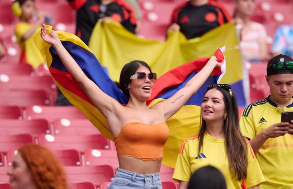 Miss Columbia în tribune la Copa America » Au atras toate privirile printre cei 70.000 de spectatori prezenți la semifinala din Charlotte