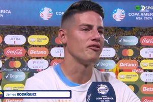 Întrebarea care l-a frânt pe James Rodriguez, imediat după calificarea în finala Copa America » Cuprins de lacrimi, a părăsit interviul