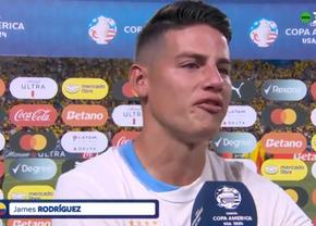 Întrebarea care l-a frânt pe James Rodriguez, imediat după calificarea în finala Copa America » Cuprins de lacrimi, a părăsit interviul