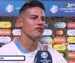 Columbia a trecut de Uruguay, scor 1-0, și va înfrunta Argentina în finala Copa America. James Rodriguez (32 de ani), starul reinventat al columbienilor, a izbucnit în lacrimi la final.