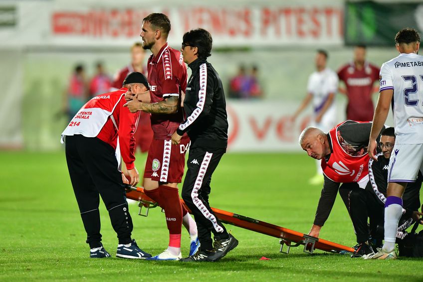 FOTO & VIDEO „Durerea a fost intensă!” » Elvir Koljic s-a prăbușit pe gazon după o intrare dură și a spus totul după meci: „Am plăcuța în picior!”