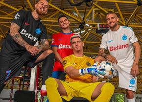FCSB și-a prezentat noile echipamente! Târnovanu, Alibec, Bîrligea și Șut, „modelele” campioanei