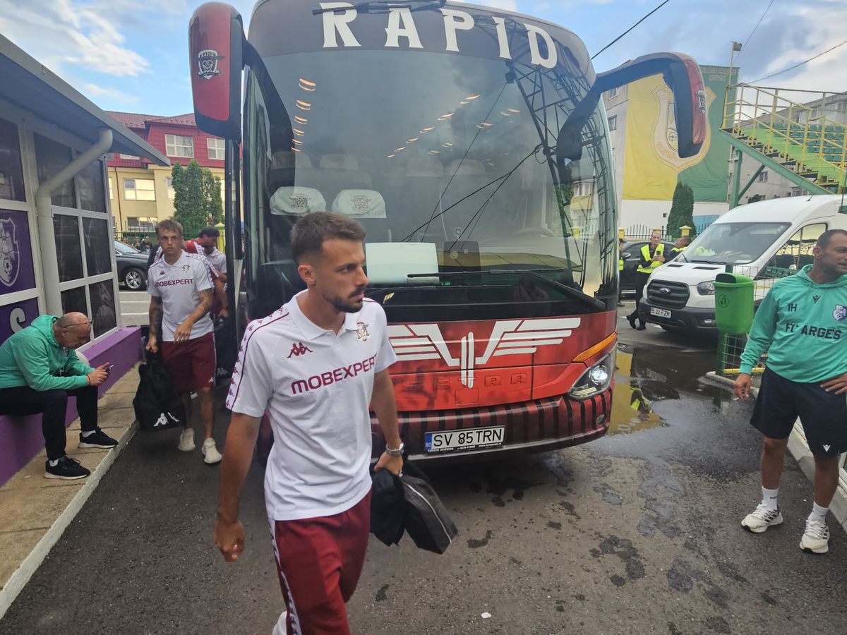 Rapid, sosire la Mioveni