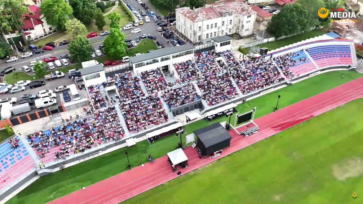 Cum arată gazonul stadionului „Eugen Popescu” din Târgoviște