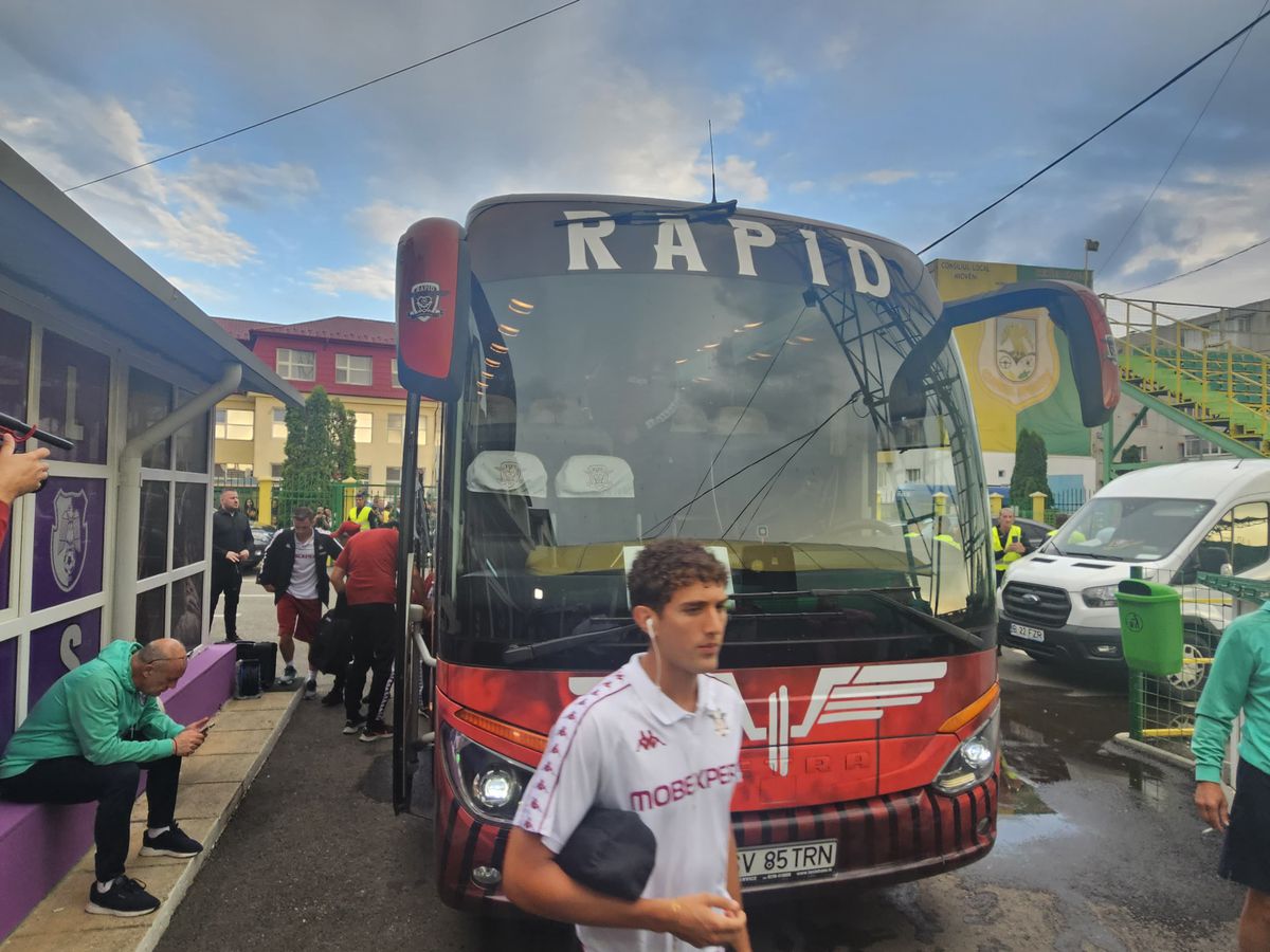 Rapid, sosire la Mioveni