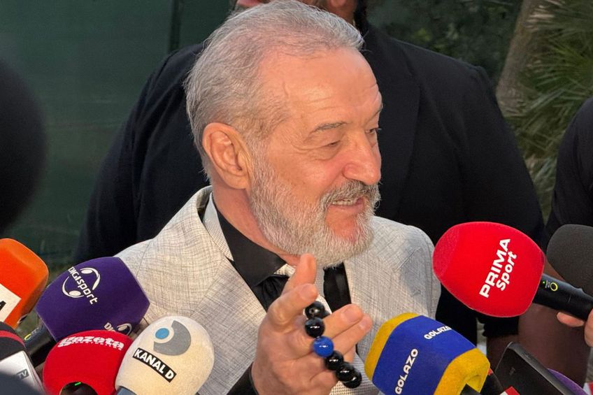 Asta e nouă! Gigi Becali a intrat în direct la pauza meciului Shkendija - FCSB