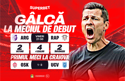 Noi începuturi și noi orizonturi în SuperLigă. Cum arată cotele pentru prima etapă