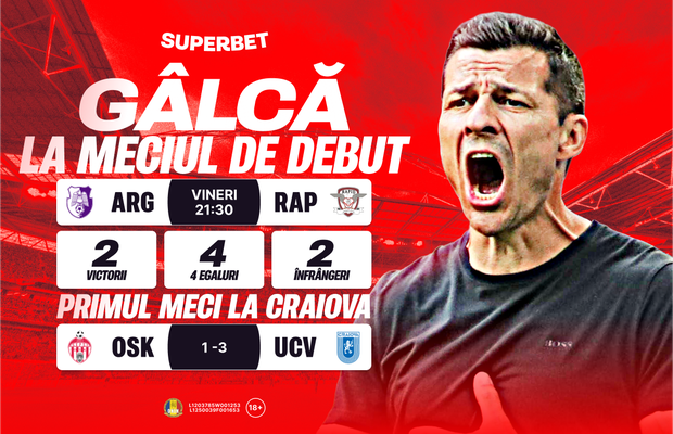 Noi începuturi și noi orizonturi în SuperLigă. Cum arată cotele pentru prima etapă