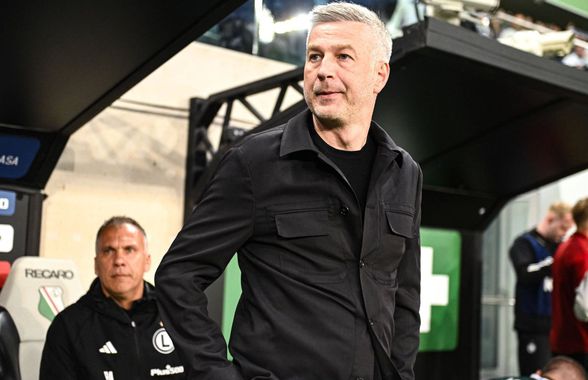 Cum au descris polonezii debutul lui Edward Iordănescu: „Un meci care nu încântă” » Legia, abandonată de suporteri