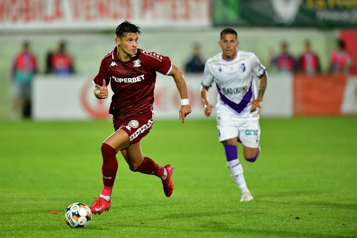 Alex Dobre a fost MVP în FC Argeș - Rapid, apoi a continuat show-ul la interviuri