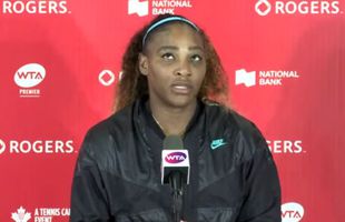 VIDEO Serena Williams a făcut deliciul reporterilor: „În timpul semifinalei mă gândeam la sutienul meu. Mi-am zis «Doamne, Serena, glumești?!»”