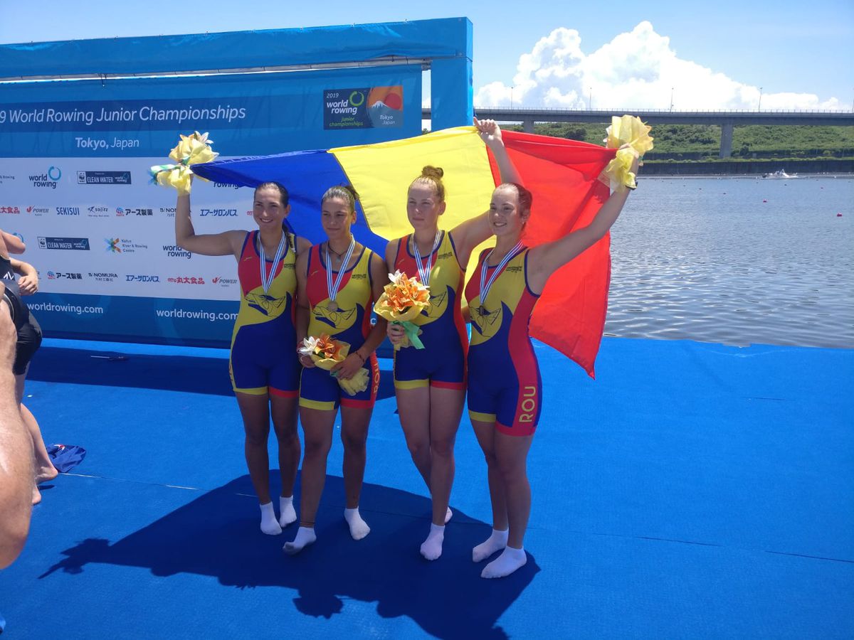 Campionatul Mondial de Canotaj Juniori de la Tokyo » O medalie de aur și alta de bronz pentru România!