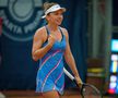 Simona Halep, în timpul meciului cu Polona Hercog // foto: Twitter @ Simona Halep