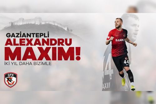 OFICIAL Alex Maxim la Gaziantep încă doi ani: „Caracter și mare talent”