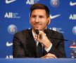 Leo Messi a susținut astăzi prima conferință de presă în calitate de jucător al lui PSG