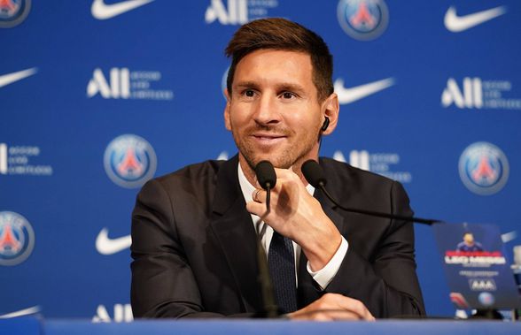 Leo Messi, prima conferință la PSG: „Sunt entuziasmat ca atunci când eram mic! Am ales Paris din două motive principale”