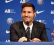 Leo Messi, prima conferință la PSG: „Sunt entuziasmat ca atunci când eram mic! Am ales Paris din două motive principale”