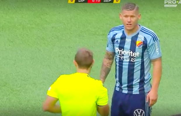 Intrare de ROȘU în secunda 10 din Djurgardens - Sepsi! „Centralul” i-a iertat pe suedezi de o eliminare