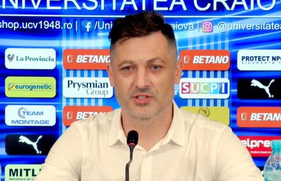 Mirel Rădoi, entuziasmat după prima victorie la Universitatea Craiova: „Ca la națională!” + Mesaj pentru jucători: „Vă voi chinui”