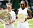 Simona Halep și Serena Williams după finala Wimbledon 2019 // foto: Guliver/gettyimages