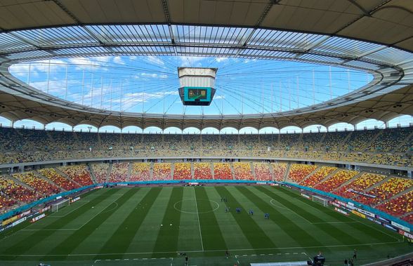 Mesajul afișat în peluza goală de pe Arena Națională la meciul FCSB - Dunajska Streda + decizie de ultim moment în privința fanilor slovaci
