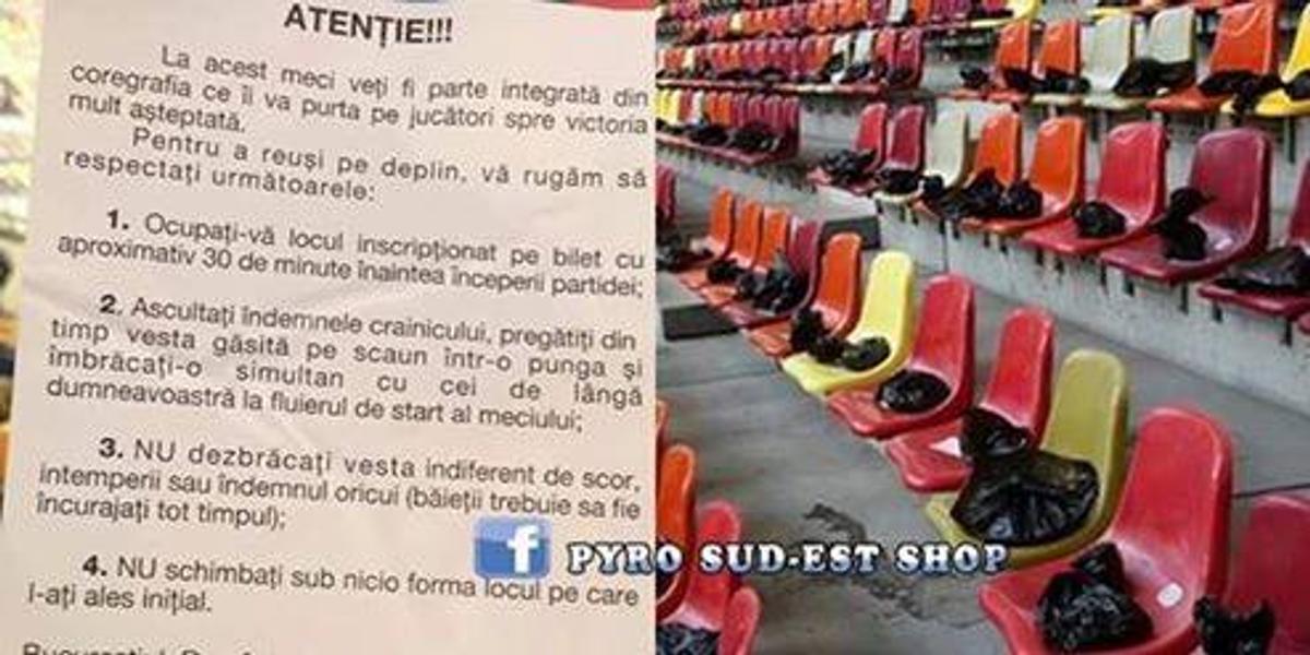 FOTO „Doar Dinamo București”, scenografie la FCSB - City