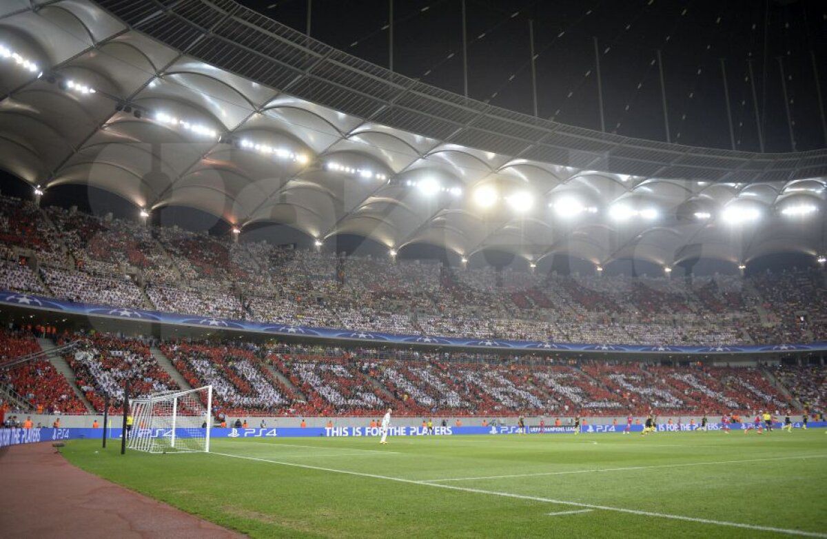 FOTO „Doar Dinamo București”, scenografie la FCSB - City