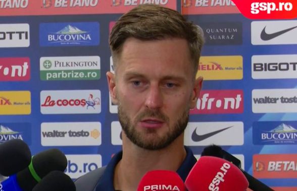 Damjan Djokovic a vorbit despre faza în care FCSB a cerut penalty: „M-a împins acolo, am pierdut balansul!”