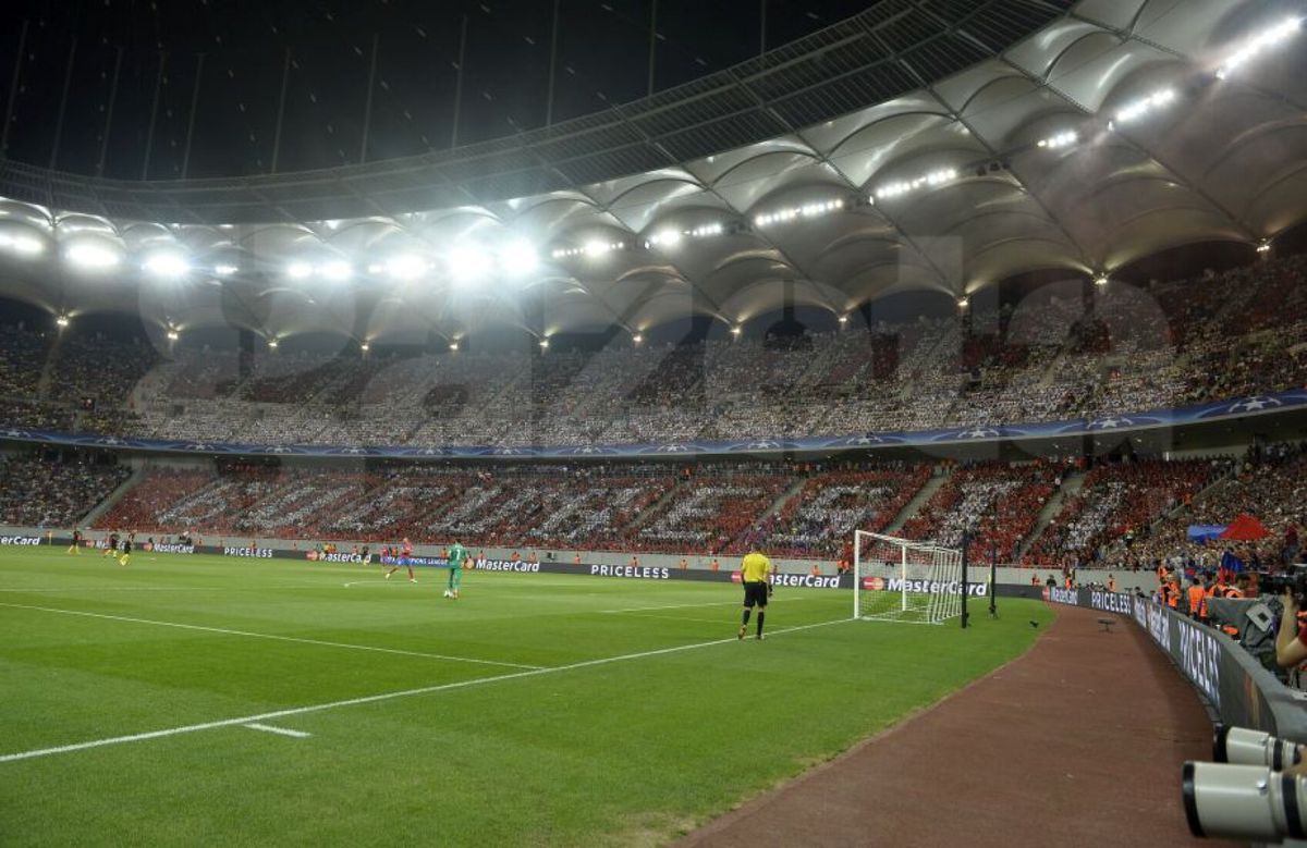 FOTO „Doar Dinamo București”, scenografie la FCSB - City