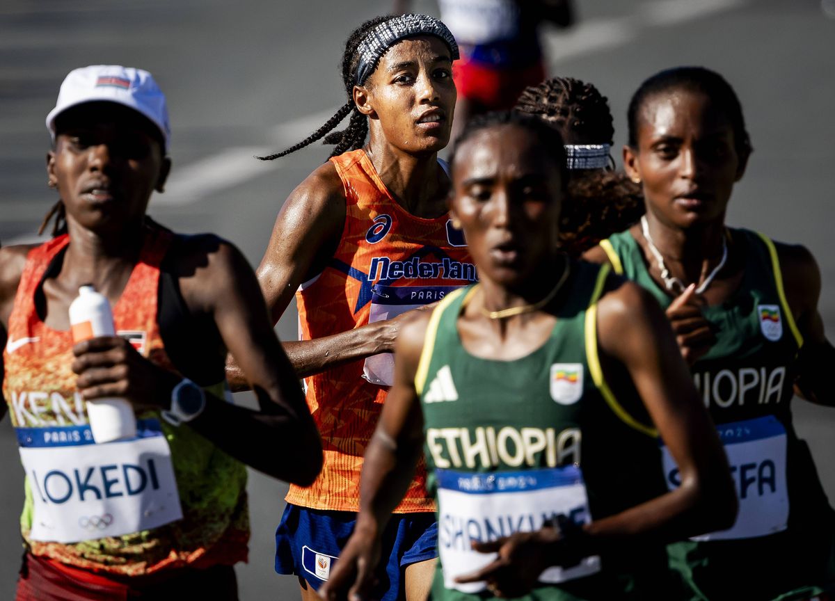 Sifan Hassan, la maratonul de la Jocurile Olimpice 2024