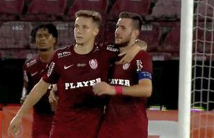 Louis Munteanu a marcat primul gol la CFR Cluj » Incredibil ce s-a întâmplat un minut mai târziu