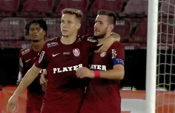 Louis Munteanu a marcat primul gol la CFR Cluj » Incredibil ce s-a întâmplat un minut mai târziu