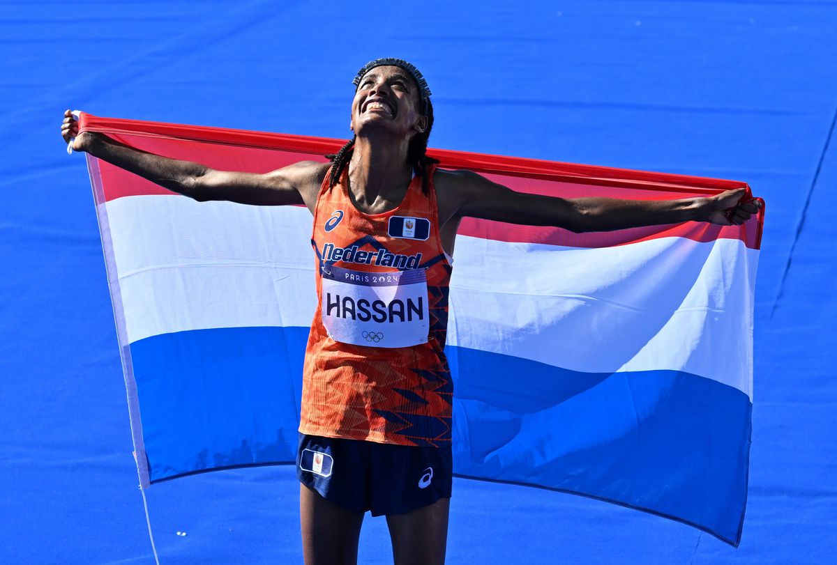 Sifan Hassan, la maratonul de la Jocurile Olimpice 2024