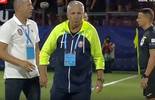 Dan Petrescu protestează, după CFR Cluj - Unirea Slobozia: „Sunt dezamăgit! N-am înțeles motivul”