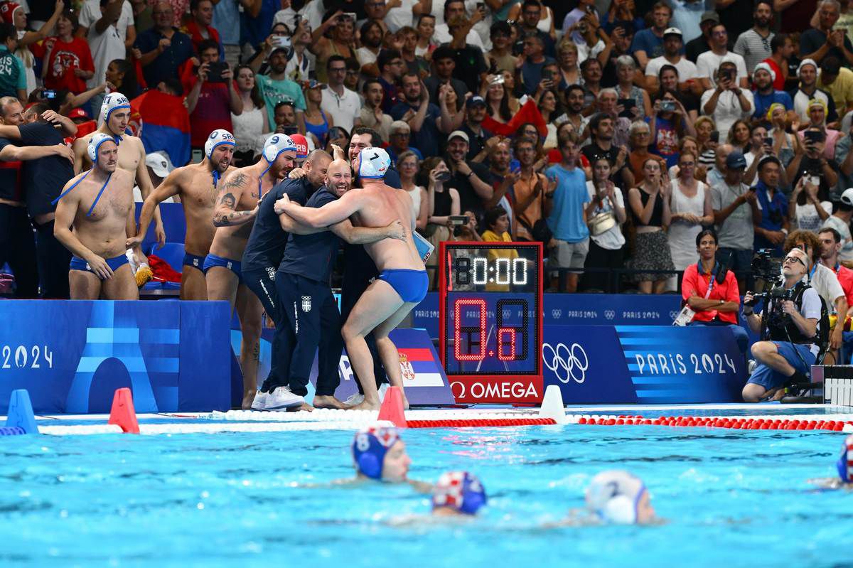 FABULOS » Serbia a câştigat al treilea titlu olimpic consecutiv la polo masculin! 7 medalii olimpice în ultimii 24 de ani