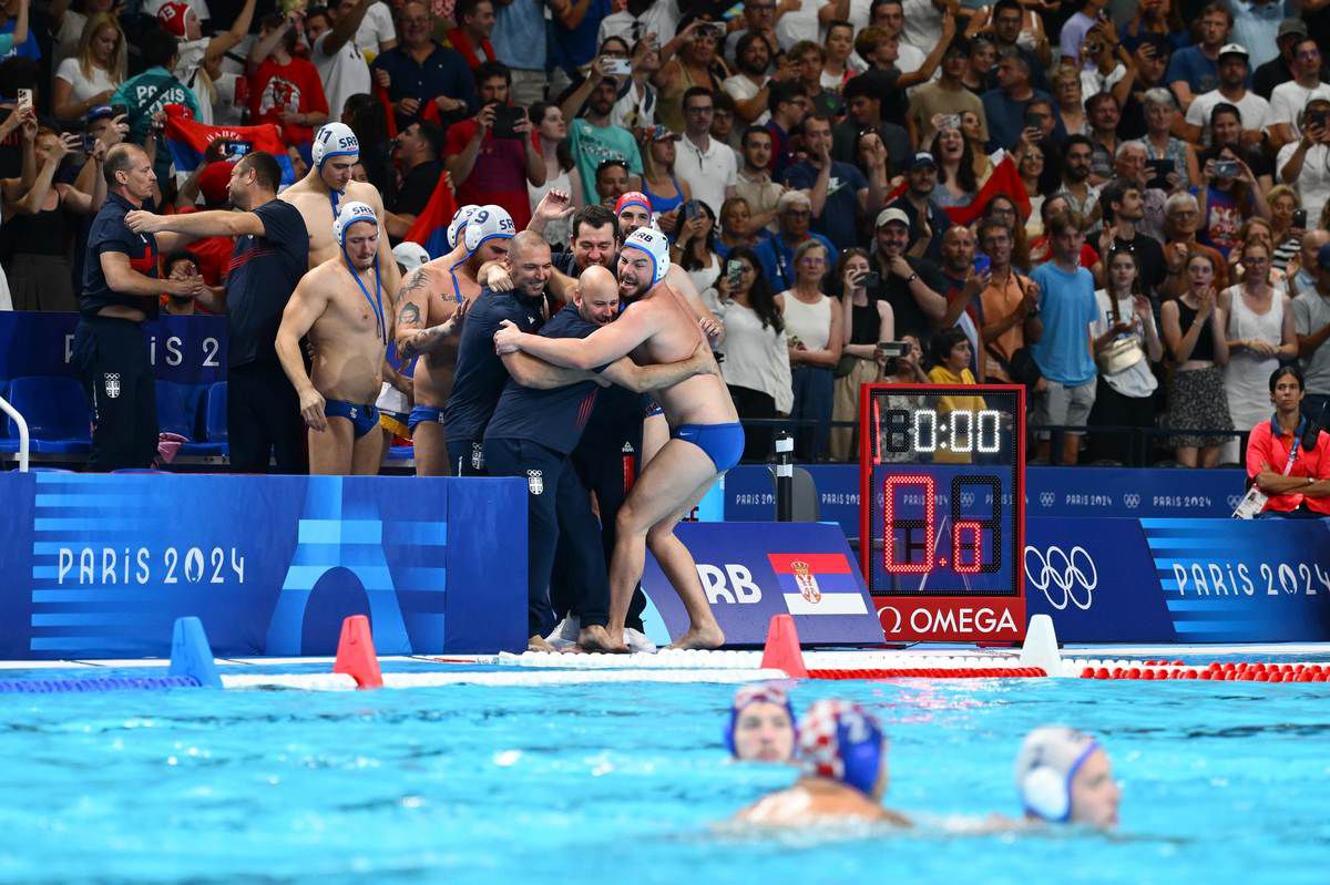 FABULOS » Serbia a câştigat al treilea titlu olimpic consecutiv la polo masculin! 7 medalii olimpice în ultimii 24 de ani