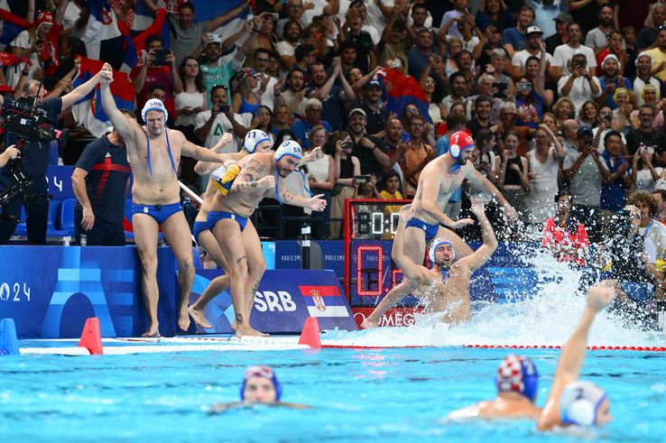 Serbia, campioană olimpică şi în 2024, după finala cu Croaţia FOTO: Raed Krishan (GSP)