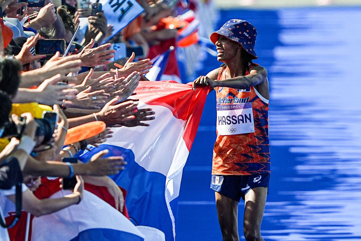 Sifan Hassan, la maratonul de la Jocurile Olimpice 2024