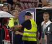 Dan Petrescu, trimis în tribune la CFR Cluj - Slobozia / FOTO: Captură TV @Prima Sport 1