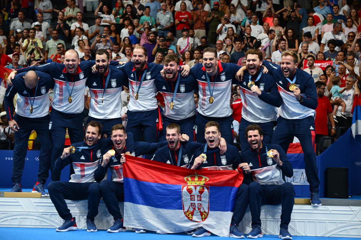 FABULOS » Serbia a câştigat al treilea titlu olimpic consecutiv la polo masculin! 7 medalii olimpice în ultimii 24 de ani