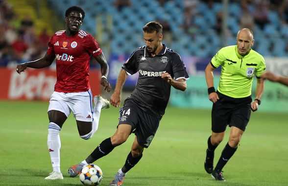 Lovitură pentru Rapid, cu 6 zile înaintea derby-ului cu FCSB! S-a „rupt” la Galați după 39 de minute