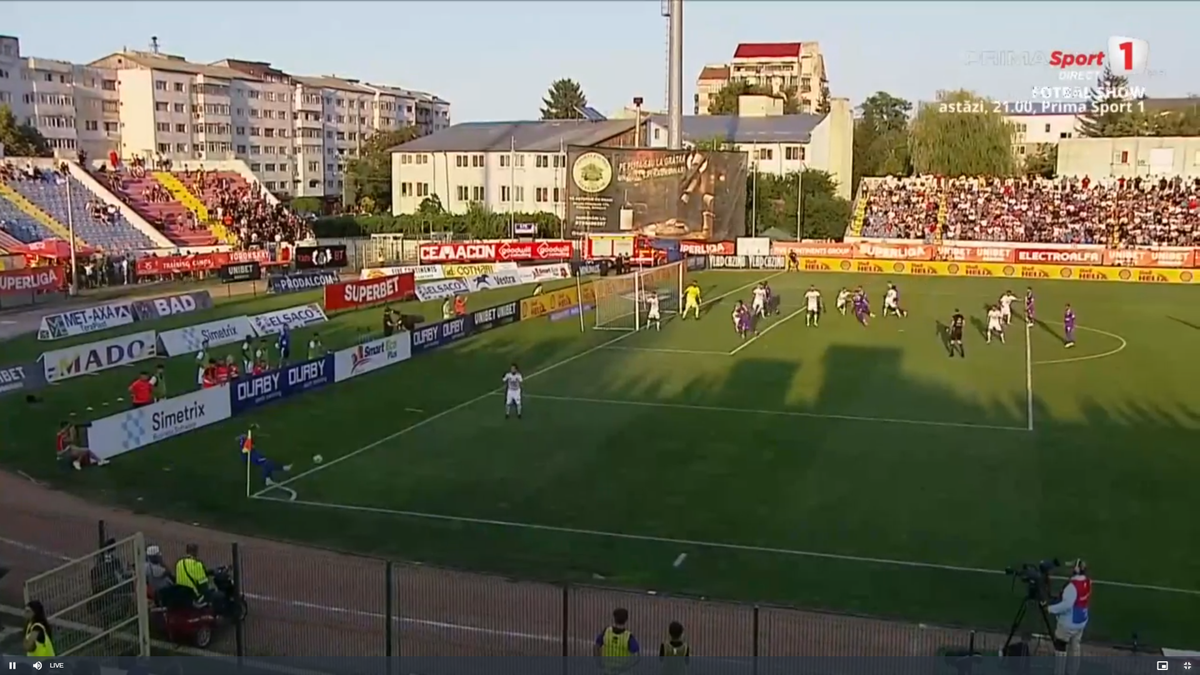 Gol sau nu? Altă fază controversată în Superliga, după scandalul de la Craiova