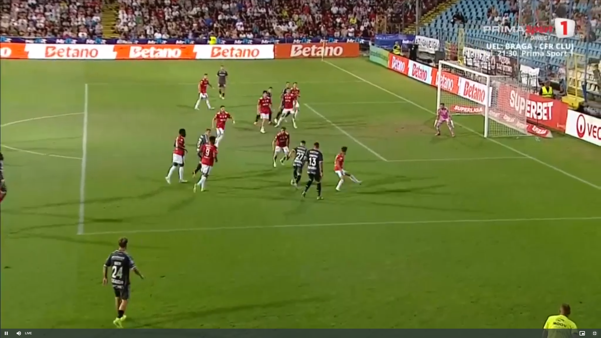 Faza la care Rapid a cerut penalty în meciul cu Oțelul Galați