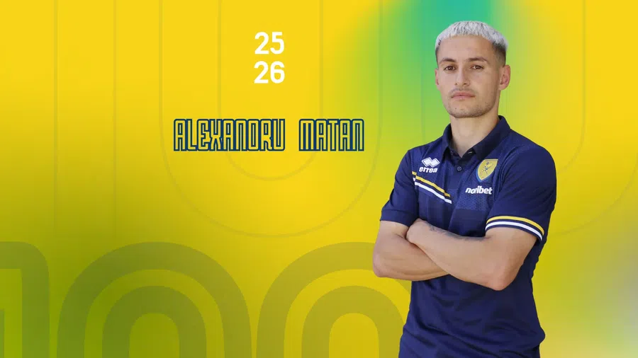 Alexandru Mățan a semnat și va purta tricoul cu numărul 10: „Bun venit!”