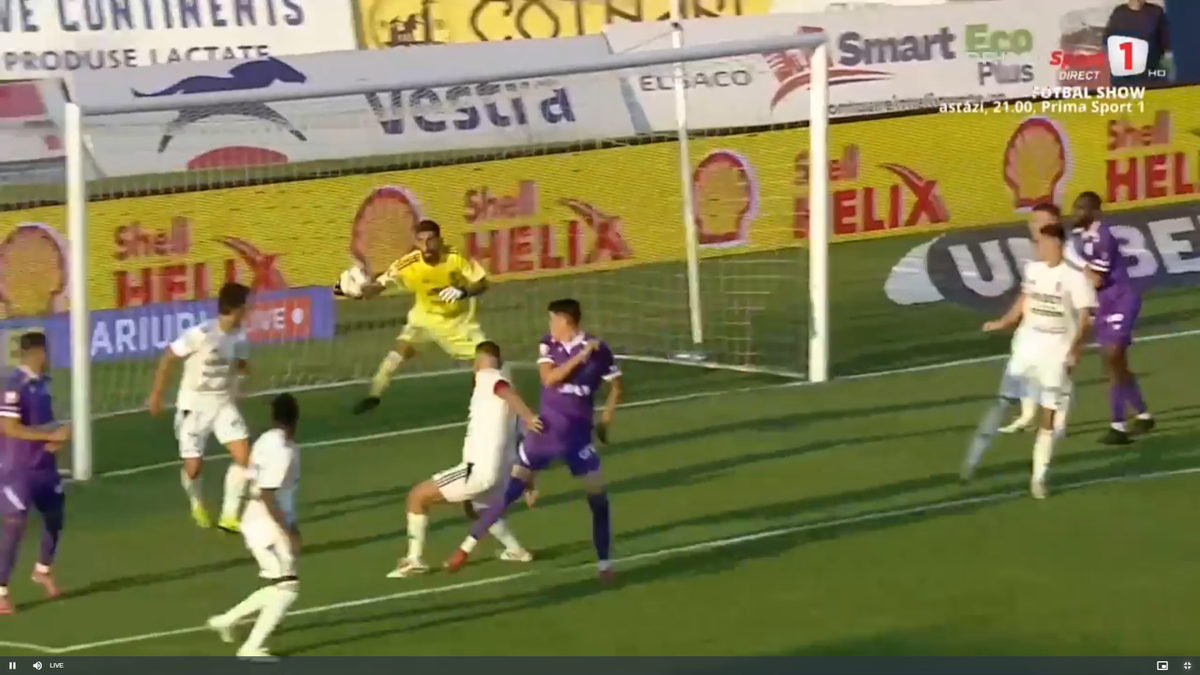 Gol sau nu? Altă fază controversată în Superliga, după scandalul de la Craiova