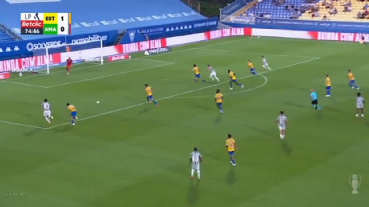 Ianis Stoica a marcat la meciul de debut pentru Estrela Amadora