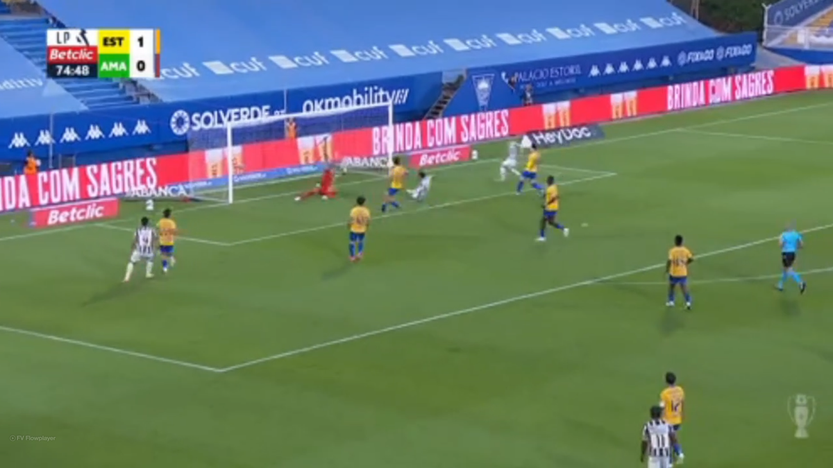 Ianis Stoica a marcat la meciul de debut pentru Estrela Amadora