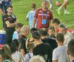 Ce s-a întâmplat la finalul partidei Oțelul Galați - Rapid. Foto: Cezar Titor (GSP)