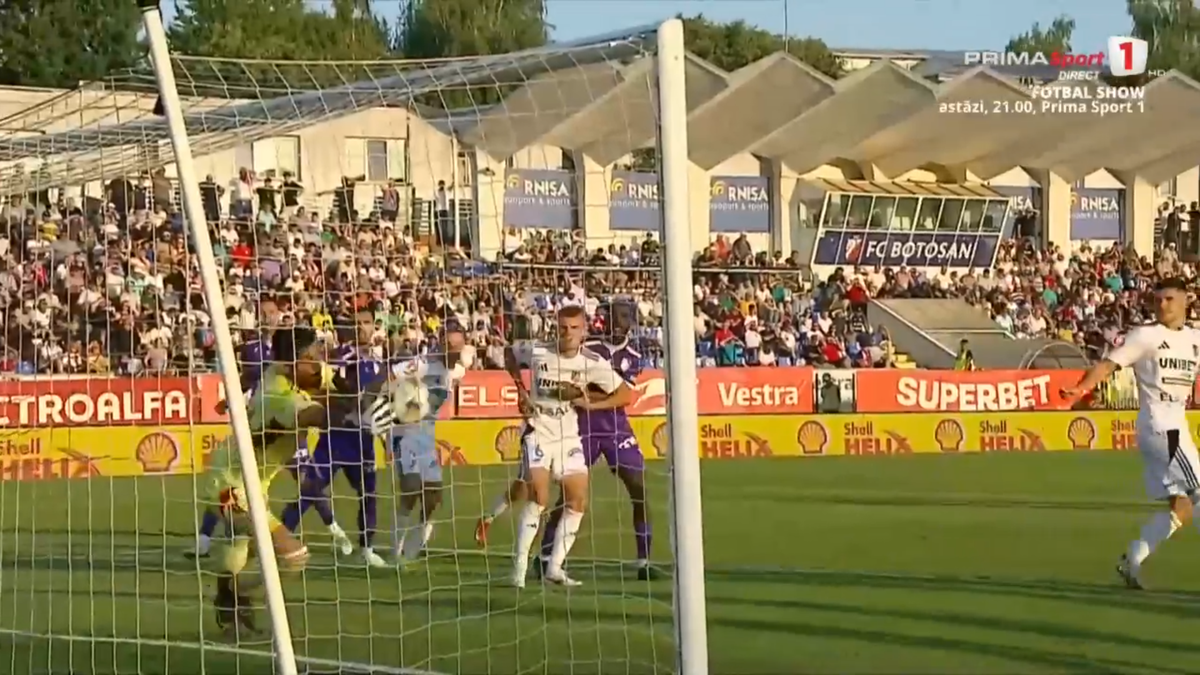 Gol sau nu? Altă fază controversată în Superliga, după scandalul de la Craiova